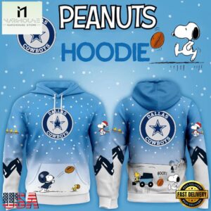 Dallas Cowboys NFL x Peanuts Christmas Unisex Hoodie