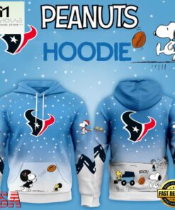Houston Texans NFL x Peanuts Christmas Unisex Hoodie