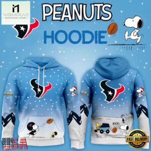 Houston Texans NFL x Peanuts Christmas Unisex Hoodie