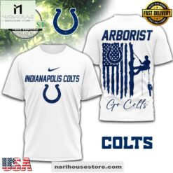 Indianapolis Colts NFL Arborist 3D Shirt For Fans