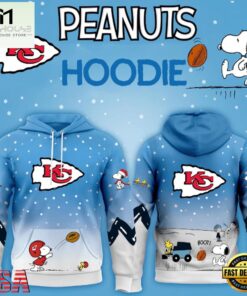 Kansas City Chiefs NFL x Peanuts Christmas Unisex Hoodie