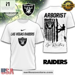 Las Vegas Raiders NFL Arborist 3D Shirt For Fans