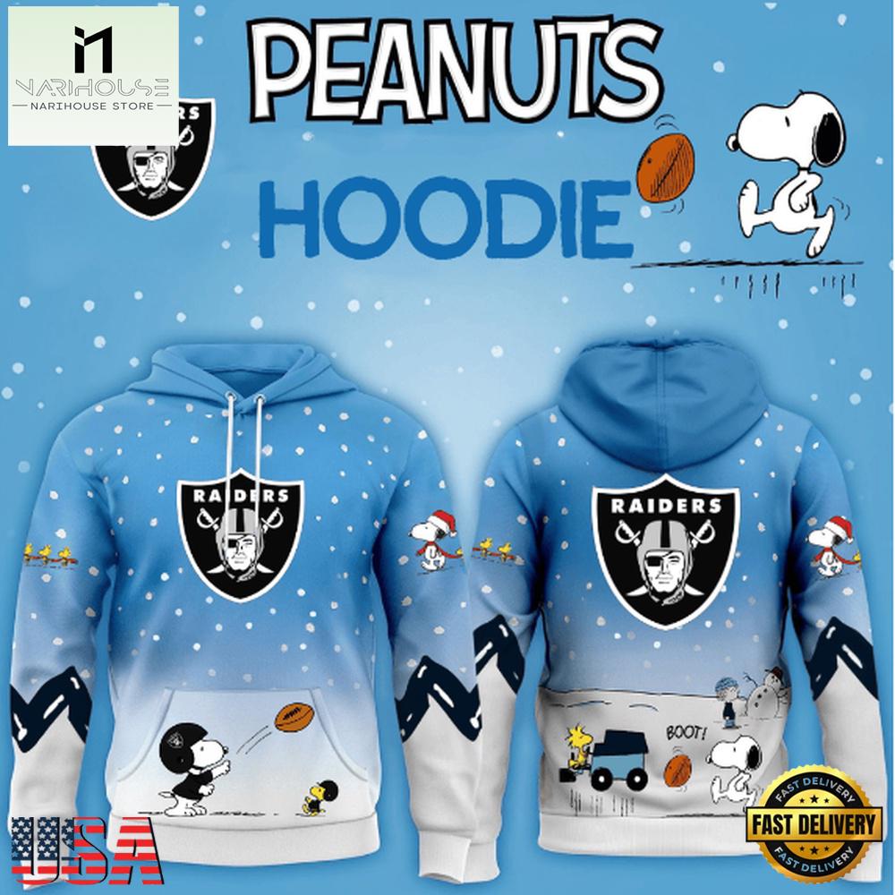 Las Vegas Raiders NFL x Peanuts Christmas New Design Hoodie Shirt Las Vegas Raiders NFL x Peanuts Christmas New Design Hoodie Shirt