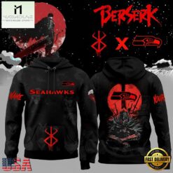 Limited Edition Seattle Seahawks x Berserk Custom Hoodie Shirt