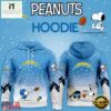 Los Angeles Chargers NFL x Peanuts Christmas Unisex Hoodie
