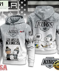 Los Angeles Kings NHL Snoopy Peanuts Christmas 3D Hoodie