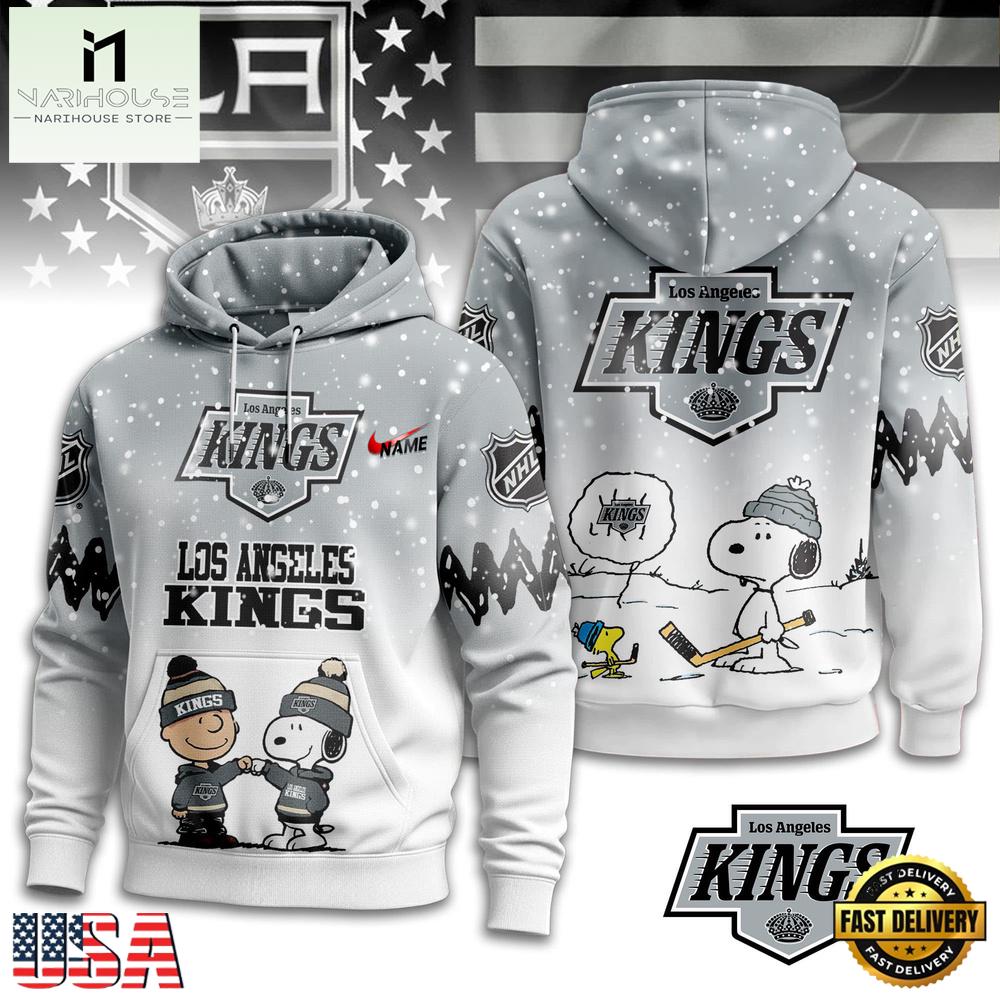 Los Angeles Kings x Snoopy Peanuts Christmas New Unisex Hoodie Shirt Los Angeles Kings x Snoopy Peanuts Christmas New Unisex Hoodie Shirt