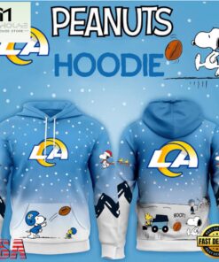 Los Angeles Rams NFL x Peanuts Christmas Unisex Hoodie