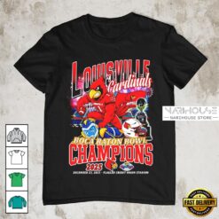 Louisville Cardinals 2025 Boca Raton Bowl Champions T Shirt