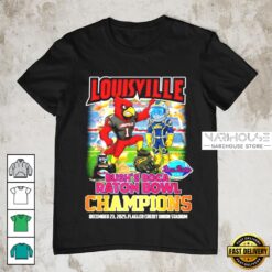 Louisville Cardinals 2025 Bush’s Boca Raton Bowl Of Beans Champions Limited Style T Shirt
