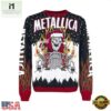 Metallica Gimme Yule Skull Santa Playing Drum Ugly Christmas Sweater