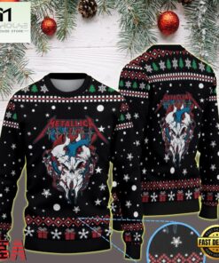 Metallica x Red Cross 2026 Blood Donation Christmas Ugly Sweater