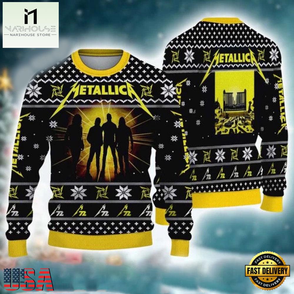 Metallicaa M72 Seasons Album Xmas 2025 Ugly Xmas Sweater Metallicaa M72 Seasons Album Xmas 2025 Ugly Xmas Sweater
