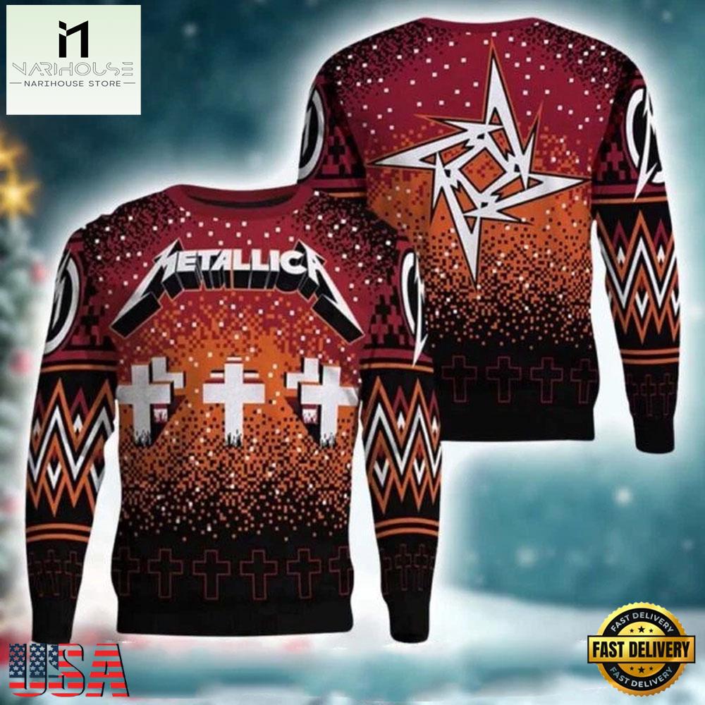 Metallicaa Master Of Puppets Holiday Gift Ugly Xmas Sweater Metallicaa Master Of Puppets Holiday Gift Ugly Xmas Sweater