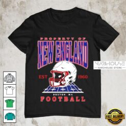 New England Patriots Football 1960 Vintage Property T-Shirt