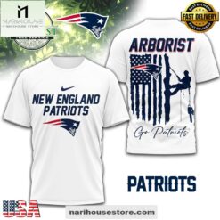 New England Patriots NFL Arborist 3D Shirt For Fans