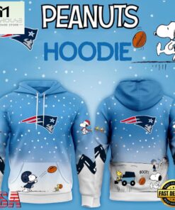 New England Patriots NFL x Peanuts Christmas Unisex Hoodie