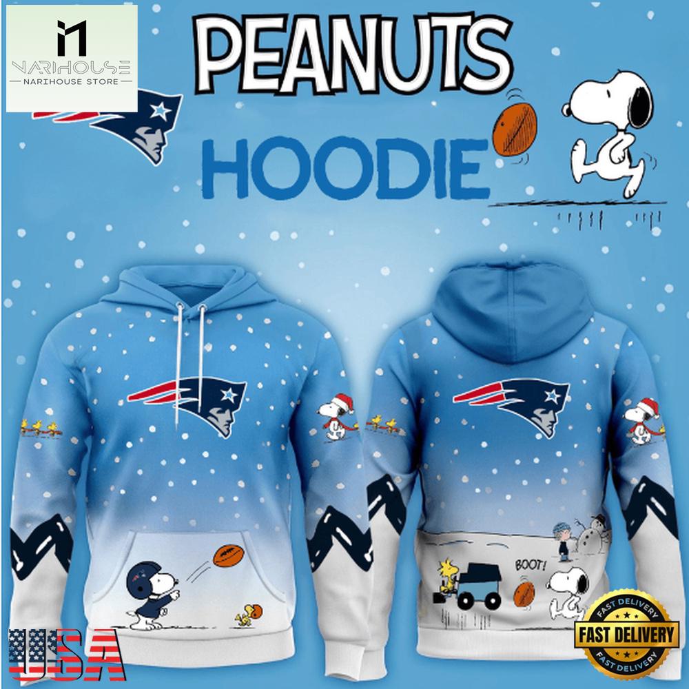 New England Patriots NFL x Peanuts Christmas New Design Hoodie Shirt New England Patriots NFL x Peanuts Christmas New Design Hoodie Shirt