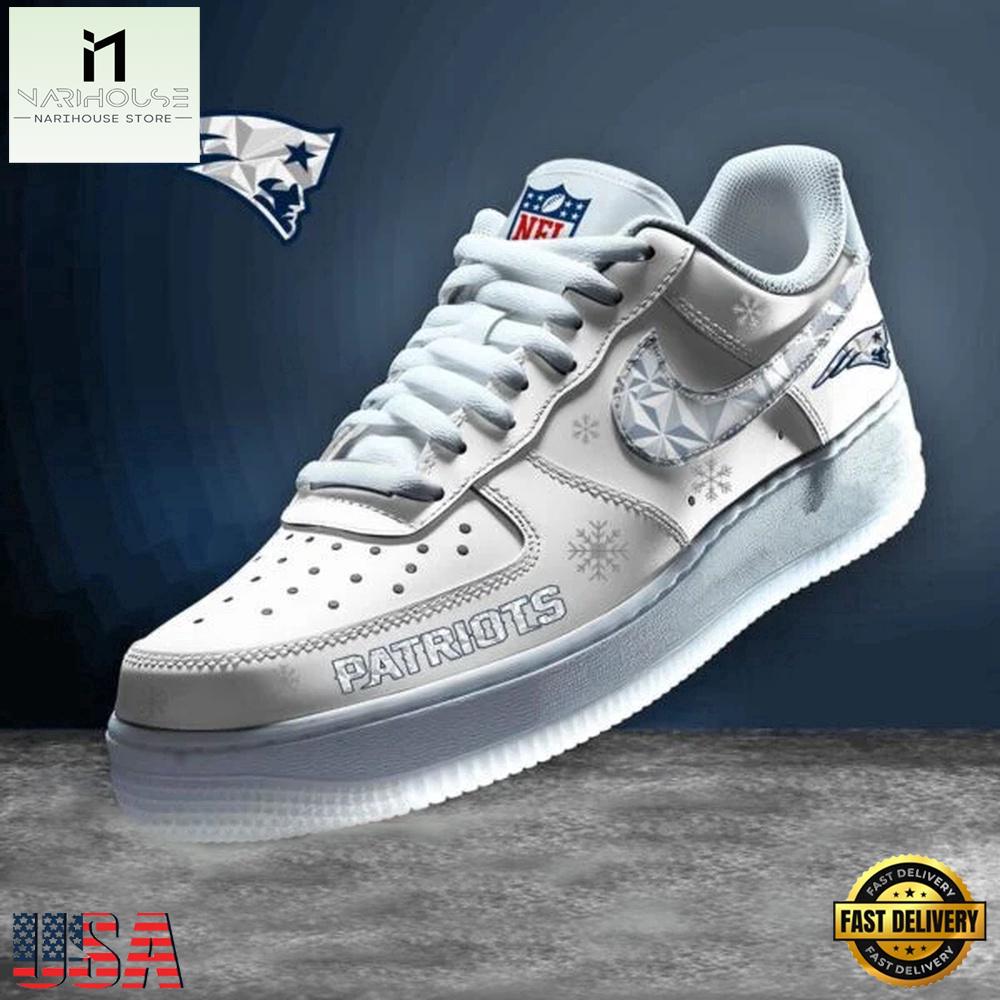 NFL New England Patriots Christmas Air Force 1 Shoes , Running Sneakers NFL New England Patriots Christmas Air Force 1 Shoes , Running Sneakers