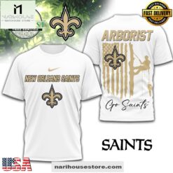New Orleans Saints NFL Arborist 3D Shirt For Fans