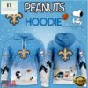 New Orleans Saints NFL x Peanuts Christmas Unisex Hoodie