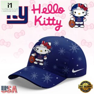 New York Giants 2025 Football Christmas Hello Kitty Limited Cap