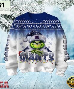 New York Giants Grinch Season 2025 Christmas Ugly Sweater