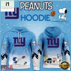 New York Giants NFL x Peanuts Christmas Unisex Hoodie