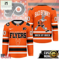 Philadelphia Flyers NHL Bad Bunny Hockey Jersey