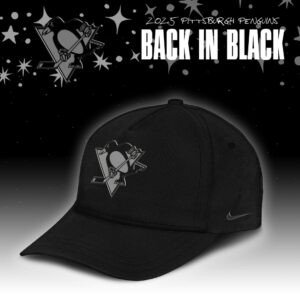 Pittsburgh Penguins Back In Black 2025 Special Edition Cap