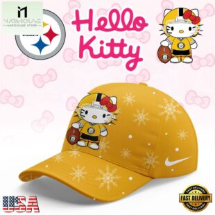 Pittsburgh Steelers 2025 Football Christmas Hello Kitty Limited Cap