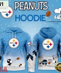 Pittsburgh Steelers NFL x Peanuts Christmas Unisex Hoodie