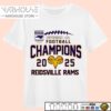 Reidsville Rams 2025 NCHSAA Division 4A Football Champions T Shirt