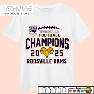 Reidsville Rams 2025 NCHSAA Division 4A Football Champions T Shirt
