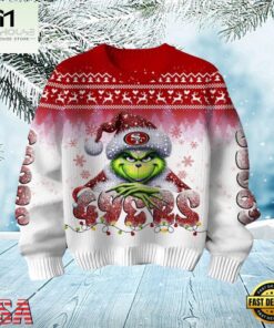San Francisco 49ers Grinch Season 2025 Christmas Ugly Sweater