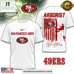 San Francisco 49ers NFL Arborist 3D Shirt For Fans