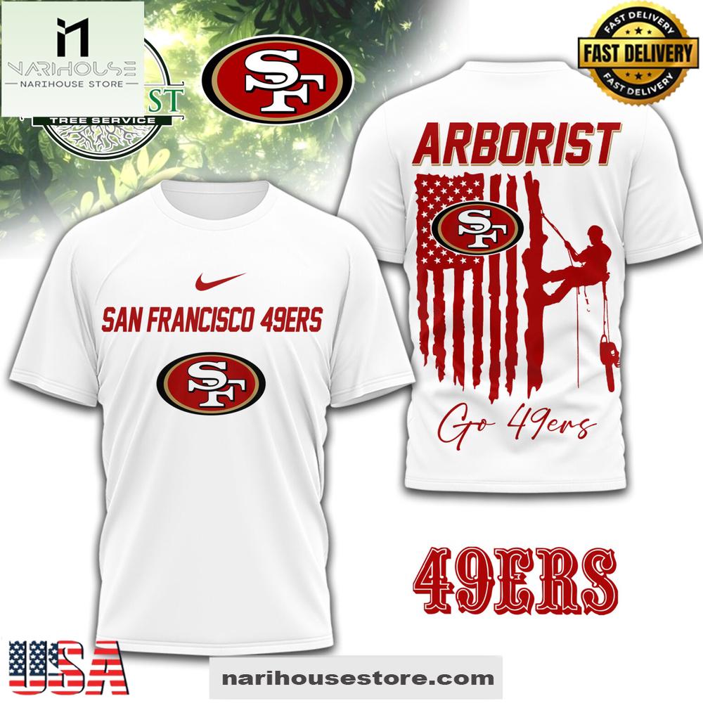 San Francisco 49ers NFL x Arborist 3D Shirt San Francisco 49ers NFL x Arborist 3D Shirt