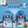 San Francisco 49ers NFL x Peanuts Christmas Unisex Hoodie