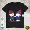 Snoopy and Charlie Brown New England Patriots Fan T-Shirt