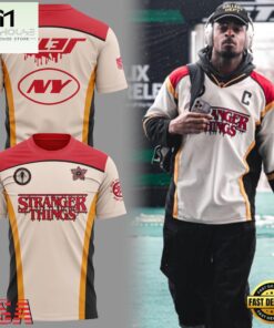 Stranger Things S5 Commemorative New York Jets Inspired T-Shirt