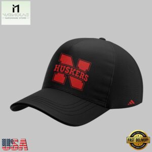 Stranger Things S5 Nebraska Huskers Red N Logo Cap