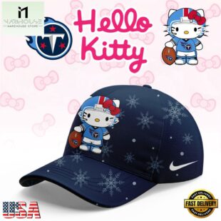 Tennessee Titans 2025 Football Christmas Hello Kitty Limited Cap