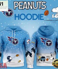 Tennessee Titans NFL x Peanuts Christmas Unisex Hoodie