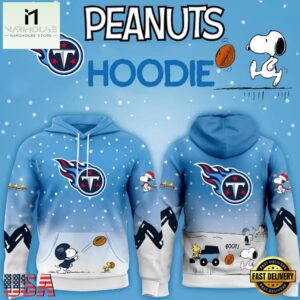 Tennessee Titans NFL x Peanuts Christmas Unisex Hoodie