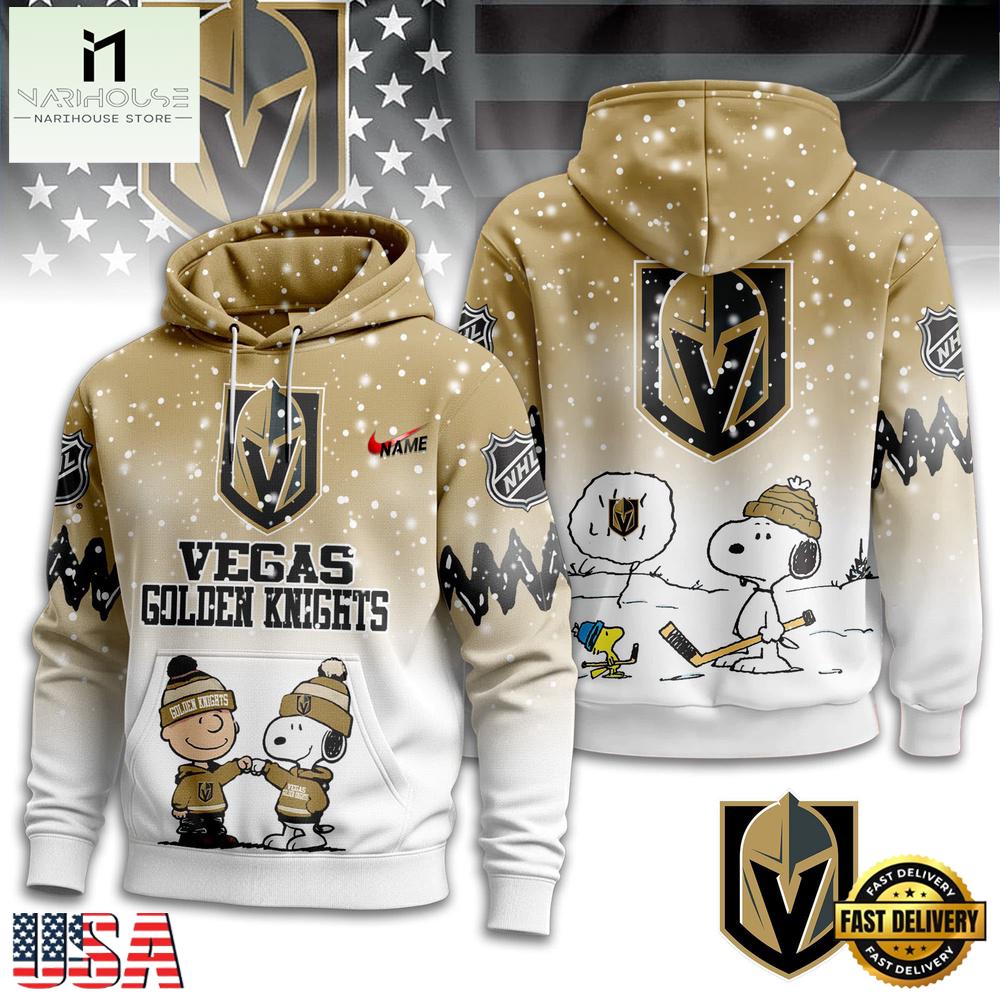 Vegas Golden Knights x Snoopy Peanuts Christmas New Unisex Hoodie Shirt Vegas Golden Knights x Snoopy Peanuts Christmas New Unisex Hoodie Shirt