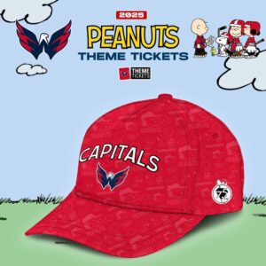 Washington Capitals x Snoopy Peanut 2025 Christmas Limited Edition Cap