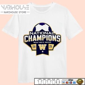 Washington Huskies 2025 National Champions Logo T Shirt