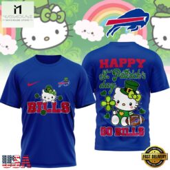 Buffalo Bills Hello Kitty St Patrick Day Limited Edition T-Shirt