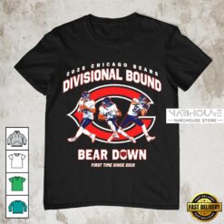Chicago Bears 2025 Divisional Bound Bear Down Since 2010 T-Shirt