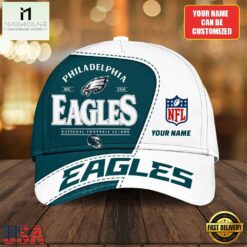 Custom Name Philadelphia Eagles National Football League Baseball Cap